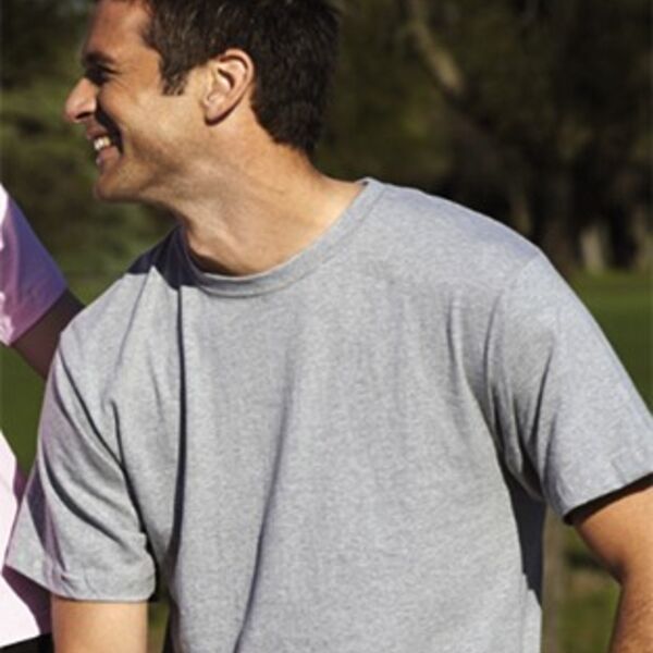 Unisex Adults Plain Cotton Tee Shirt Thumbnail