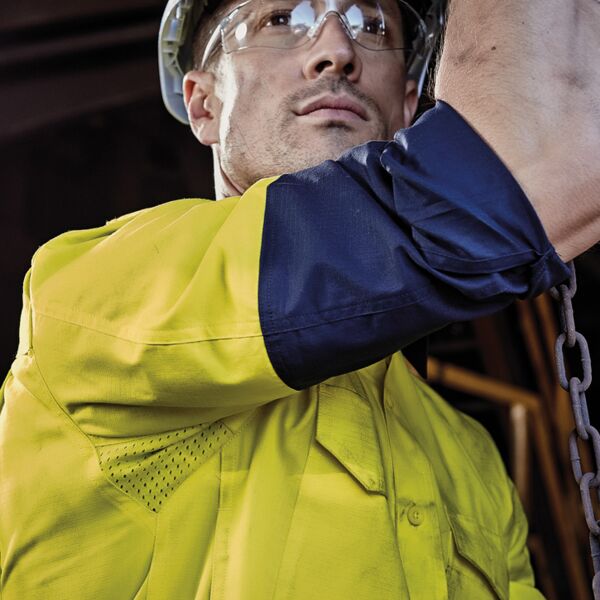 Mens Closed Front Long Sleeve Shirt Thumbnail